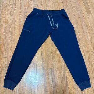 FIGS Navy Jogger Scrub Pants Size Large